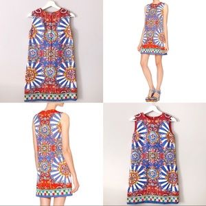 Dolce&Gabbana Carretto Brocade Shift Dress